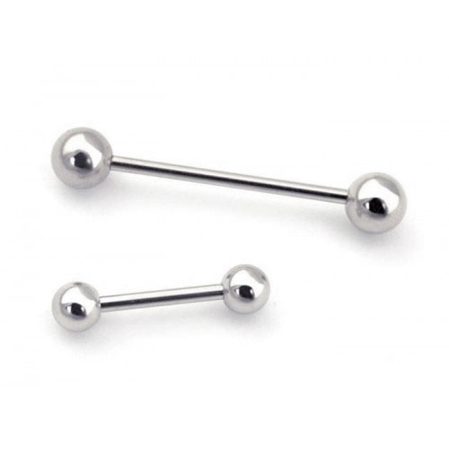 1.6mm & 2mm Titanium HIgh polish Barbells (T70/T75HP)