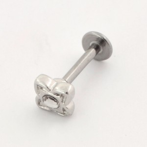 Surgical Steel Ornate Design Labret (PFJR763)