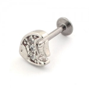 Surgical Steel Ornate Design Labret (PFJR765)