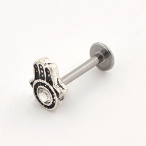 Surgical Steel Ornate Design Labret (PFJR766)