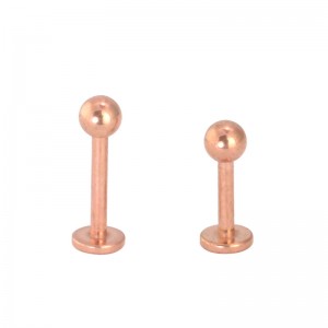 Rose Gold PVD 316L Labret (PFRG722)