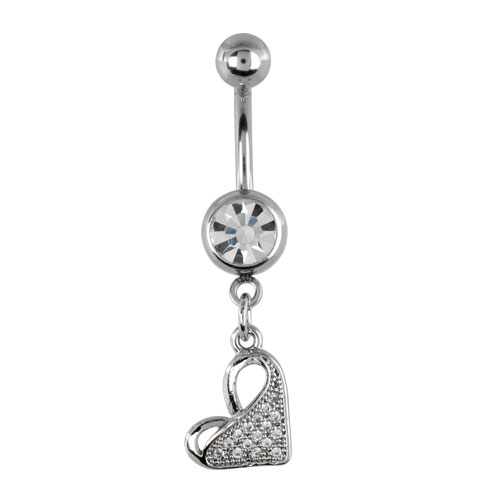 Ornate Charm Navel Bar (BN-45)