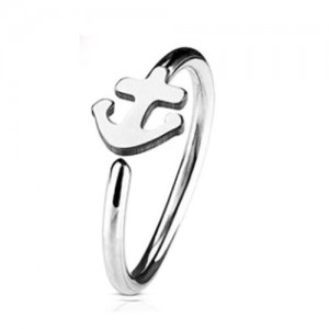 Steel Nose Ring With Fixed Anchor (NR269)