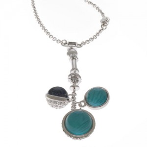 Herspirit Fashion Charmed Blue Sphere Necklace (HSN397-A)