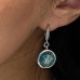 Herspirit Fashion-Iconic Round Opal Effect Drop Earrings (HSE407-A)