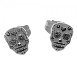 Herspirit Sugar Skull Rock Earring (HSESK)