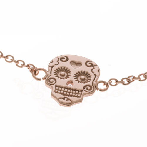 Herspirit Sugar Skull Rock Choker (HSNSK-RG)