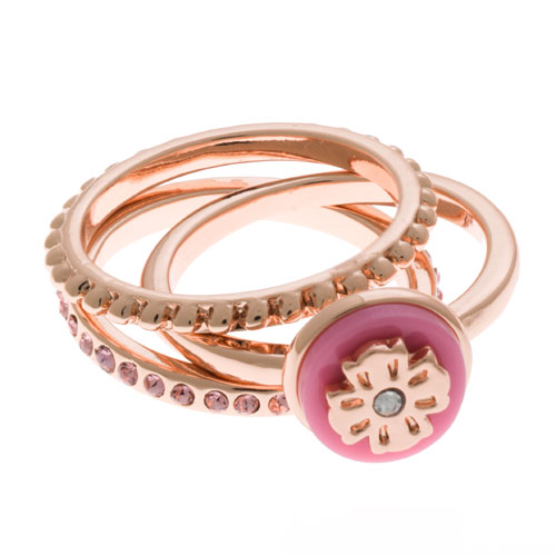 Herspirit Rose Gold Triple Ring (HSR18034-P)