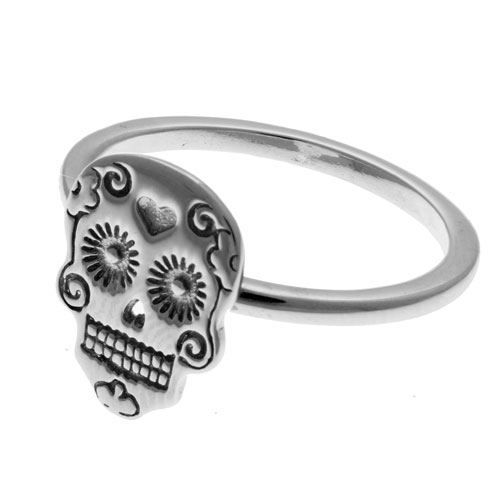 Herspirit Sugar Skull Rock Ring (HSRSK)