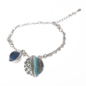 Herspirit Fashion Charmed Blue Sphere Bracelet (HSB398-A)