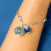 Herspirit Fashion Charmed Blue Sphere Bracelet (HSB398-A)