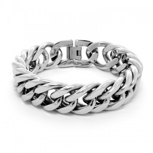 Inspirit Thick Stainless Steel Bracelet (ISB927)