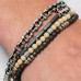 Inspirit Steel Vegetal Ivory Bead Bracelet (TSB775-3)