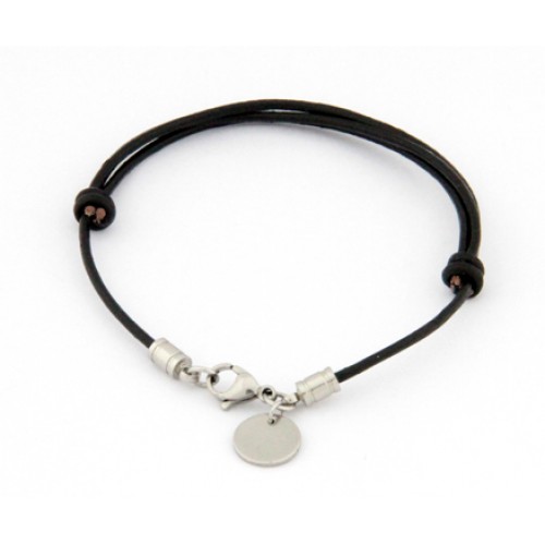 Leather & Stainless Steel Bracelet (LSB45)