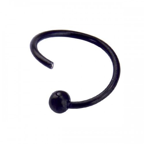 Black PVD Coated Steel Fixed Ball Seamless Twist BCR (PFBSR*-FB)