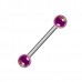 Pearl Effect Barbell with Steel Stem (PE70/77)