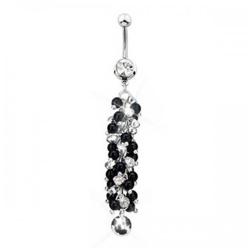 Ornate Navel Bar (SPE17-BLACK)