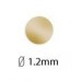 Gold Plated Nose Stud Display (DNBL-NSSBALL-GP)