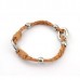 Leather & Stainless Steel Bracelet (LSB051)