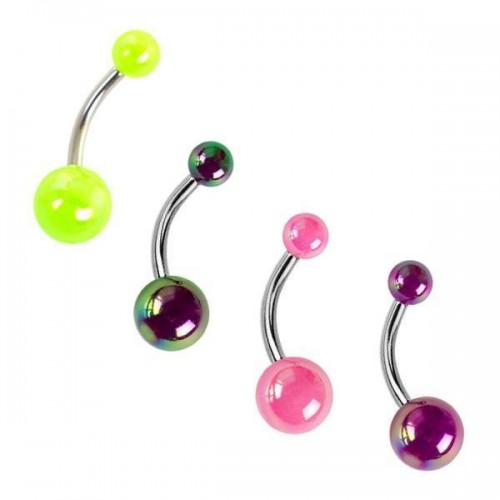 Pearl Effect Navel Bars (PE82)