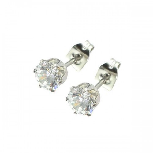  Stainless Steel Jewelled Ear Studs (ESSJ)