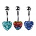 Heart Navel Bar (PFHT-**)