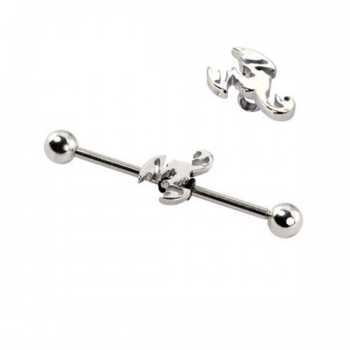 Steel Scaffold Bar Scorpion Charms (P258)