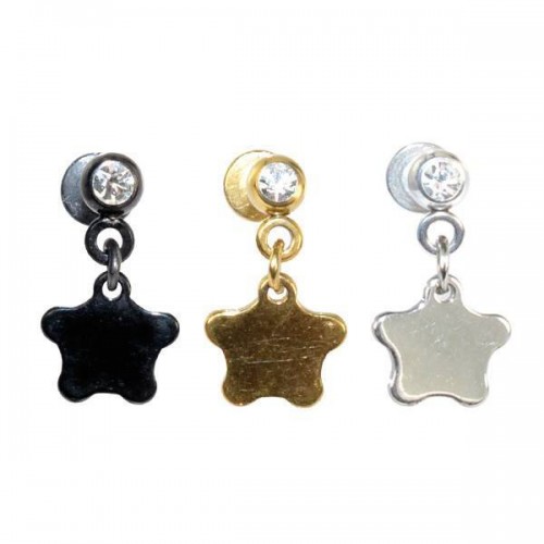 Dangly Flower Tragus Bars (PF*PF722)