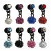 Jewelled Black Tragus Bars (PFBJB722-8)