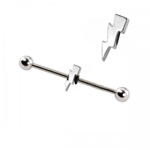 Steel Scaffold Bar Lightning Charms (P255)