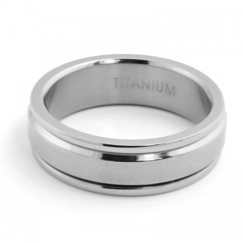 Revolving Titanium Men's Ring (ISTR97)