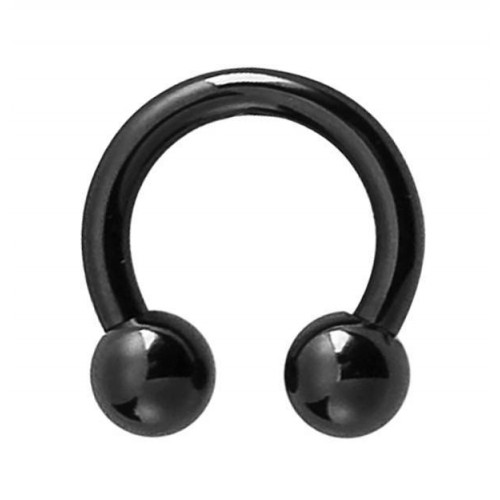 Black PVD Coated Steel Circular Barbells (PFBCB**)