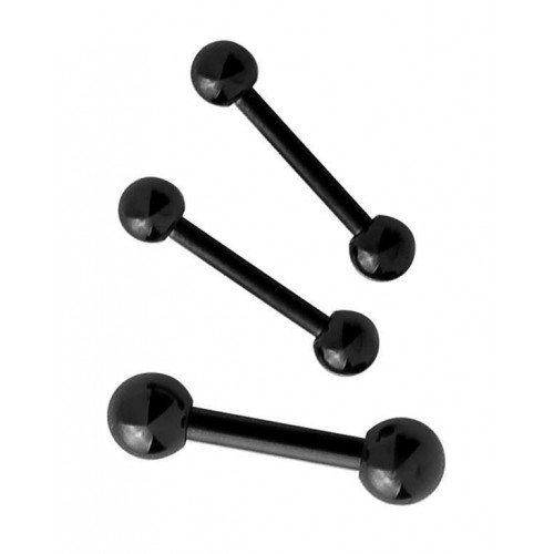 Black PVD Coated 316L Barbell (PFB77/70)