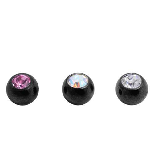 Titanium Nightcote Jewelled Balls (NCT85)