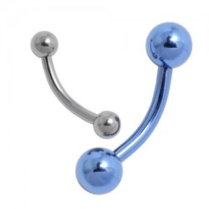 Titanium Curved Anodised Barbells (T86/T87/T81)