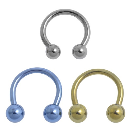 Titanium Anodised Circular Barbells (TCB)